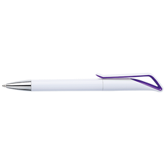 White Barrel Geometric Swan Shaped Ballpoint Pen-1