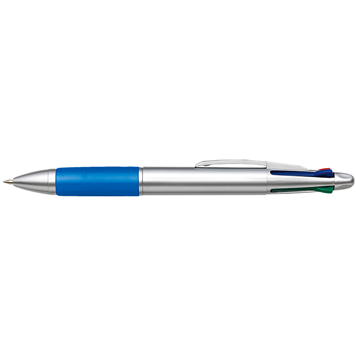 4 Colour Ballpoint Pen with Rubber Grip-1