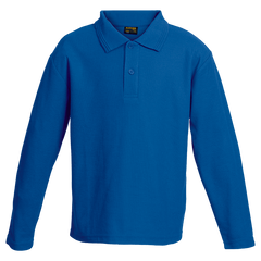 175g Pique Knit Long Sleeve Golfer Kiddies-3