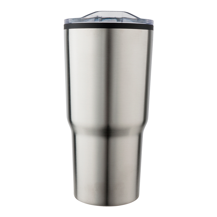 590ml Stainless Steel Mug With Clear Lid-2