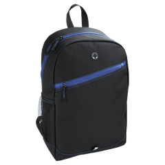 Backpack With Contrast Colour Diagonal Zip-0