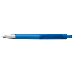 Ballpoint Pen With Transparent Coloured Barrel-2