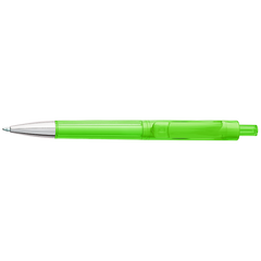 Ballpoint Pen With Transparent Coloured Barrel-3