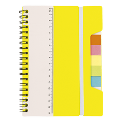 A5 Notebook With Sticky Notes And Ruler-2