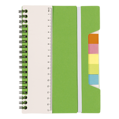 A5 Notebook With Sticky Notes And Ruler-1