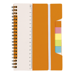 A5 Notebook With Sticky Notes And Ruler-2