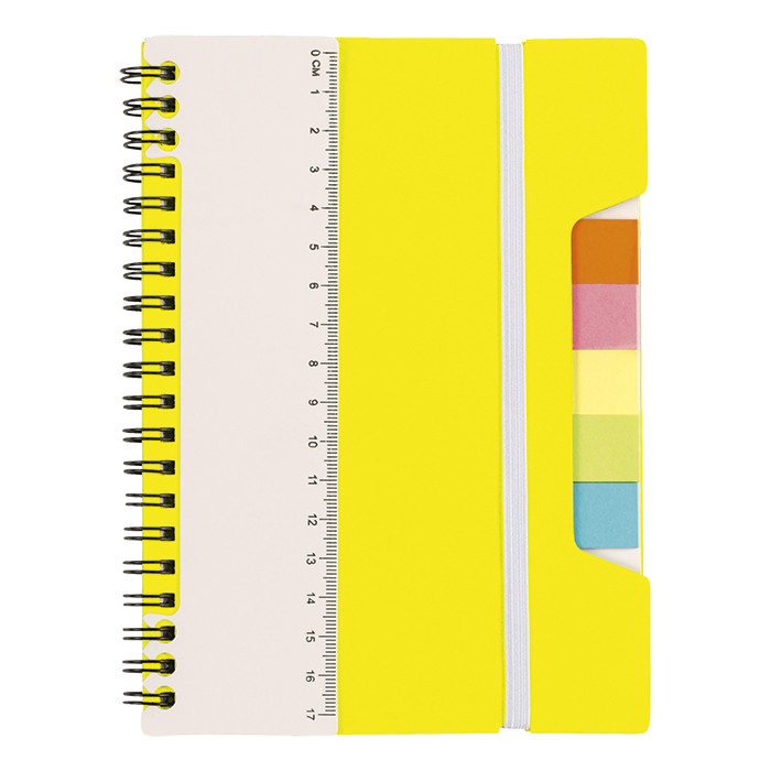 A5 Notebook With Sticky Notes And Ruler-3