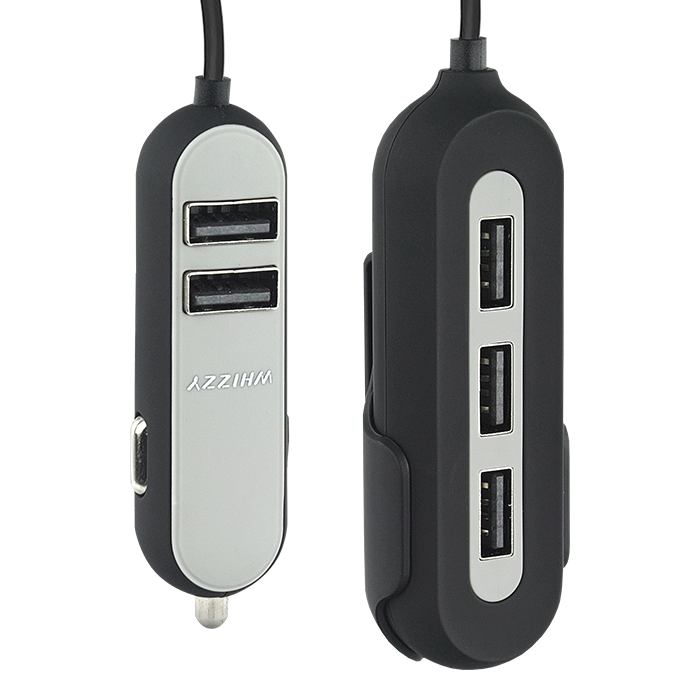 Whizzy 5 Port USB Car Charger-0