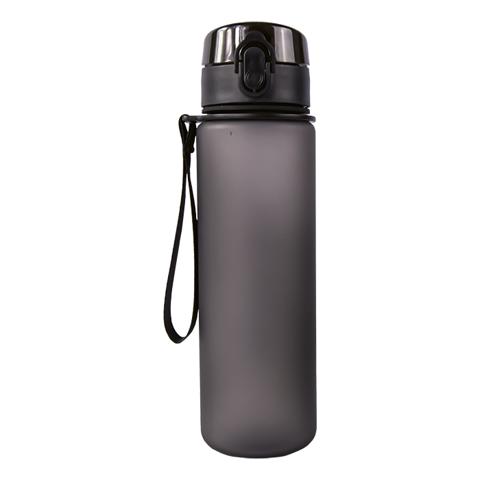 600ml Frosted Cylinder Water Bottle-0