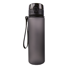 600ml Frosted Cylinder Water Bottle-0