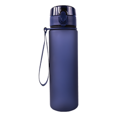 600ml Frosted Cylinder Water Bottle-1