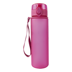 600ml Frosted Cylinder Water Bottle-2