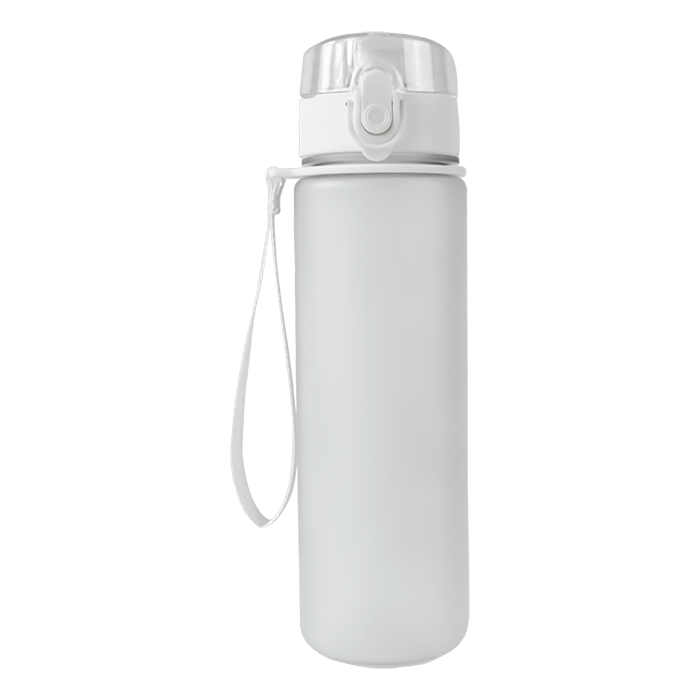 600ml Frosted Cylinder Water Bottle-4