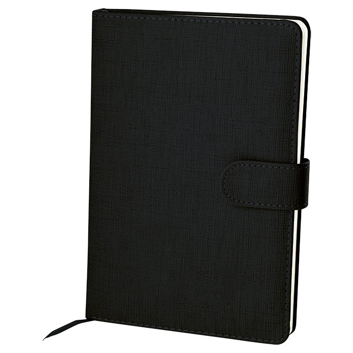 A5 Notebook With Magnetic Clip Cover-0