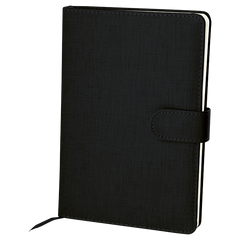 A5 Notebook With Magnetic Clip Cover-0