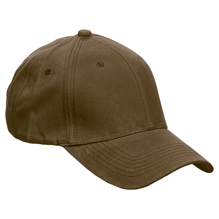 6 Panel Barron Washed Oil Skin Cap-0