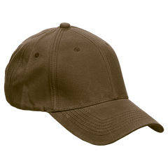 6 Panel Barron Washed Oil Skin Cap-0