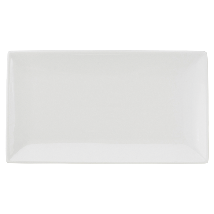 White Basics Rectangular Platter-0