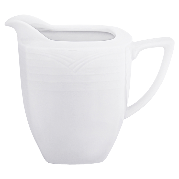 Arctic White Square Milk Jug-0