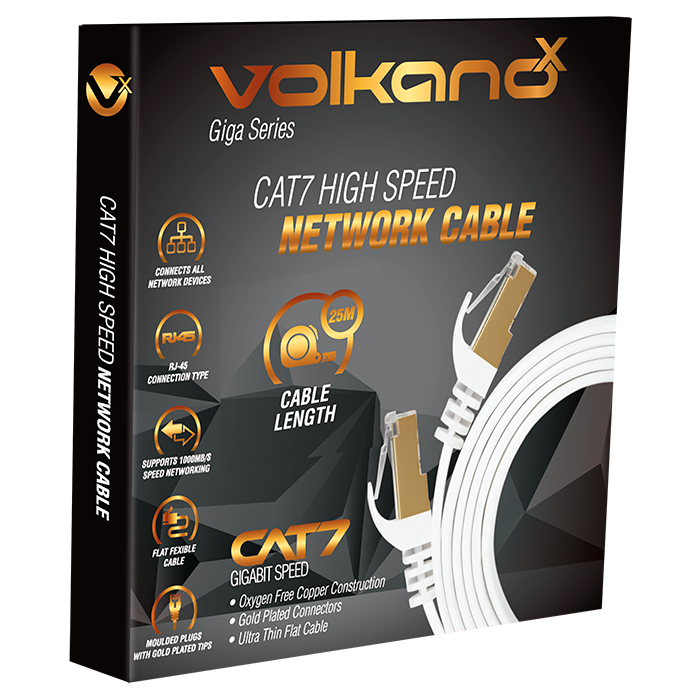 Volkano Giga Series Cat 7 Ethernet Cable 25m-0