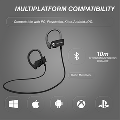 Volkano Race Series Sport Earphones Bluetooth Wireless-0