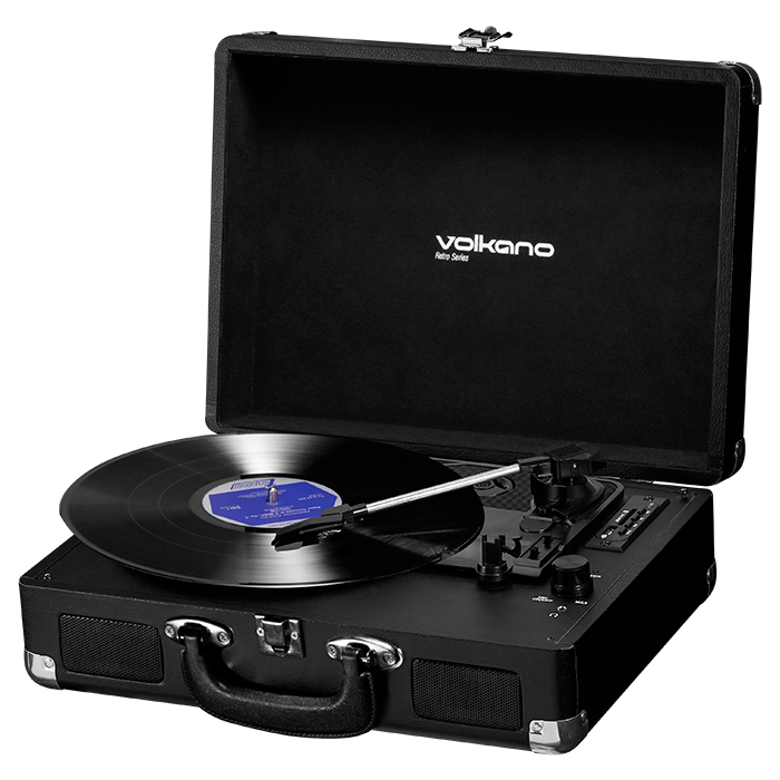 Volkano Retro Series Portable Vinyl Player-0