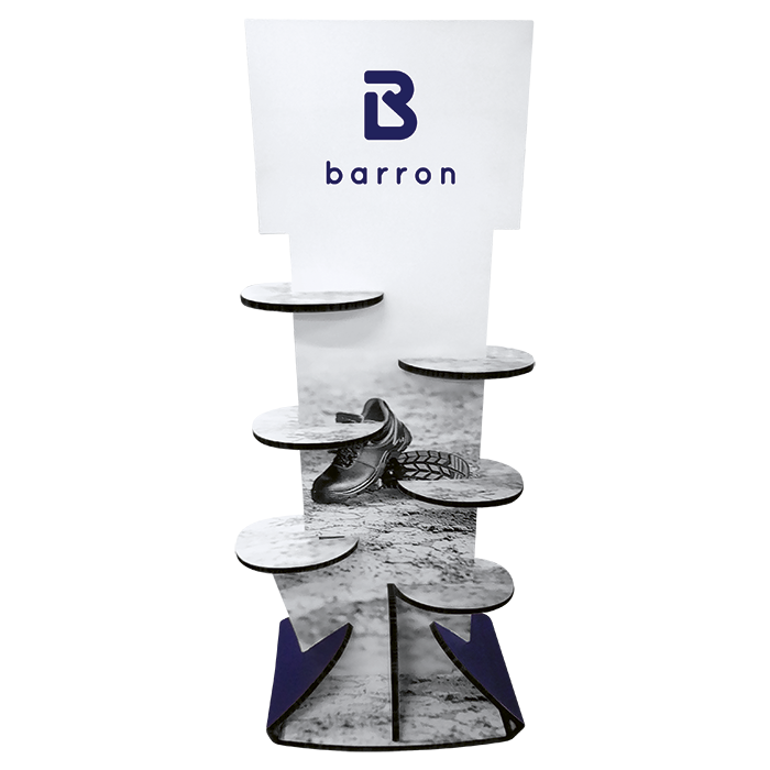 Barron 6 Level Shoe Display Stand-0