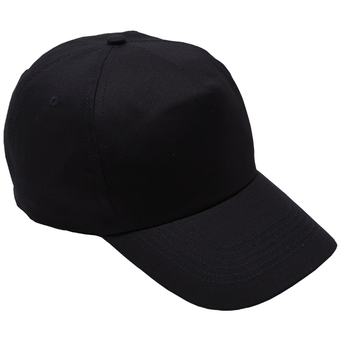 5 Panel Cotton with Hard Front Cap-0