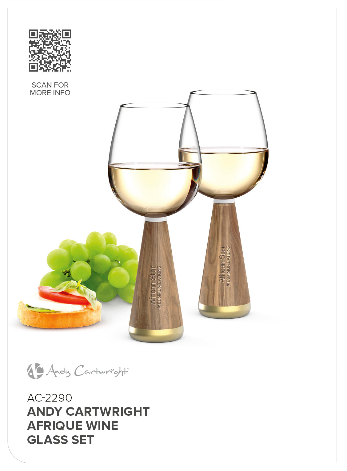 Andy Cartwright Afrique Wine Glass Set-4