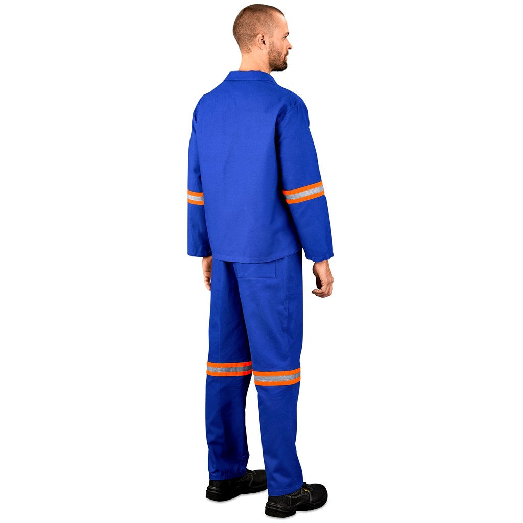 Technician 100% Cotton Conti Suit - Reflective Arms & Legs - Orange Tape-3