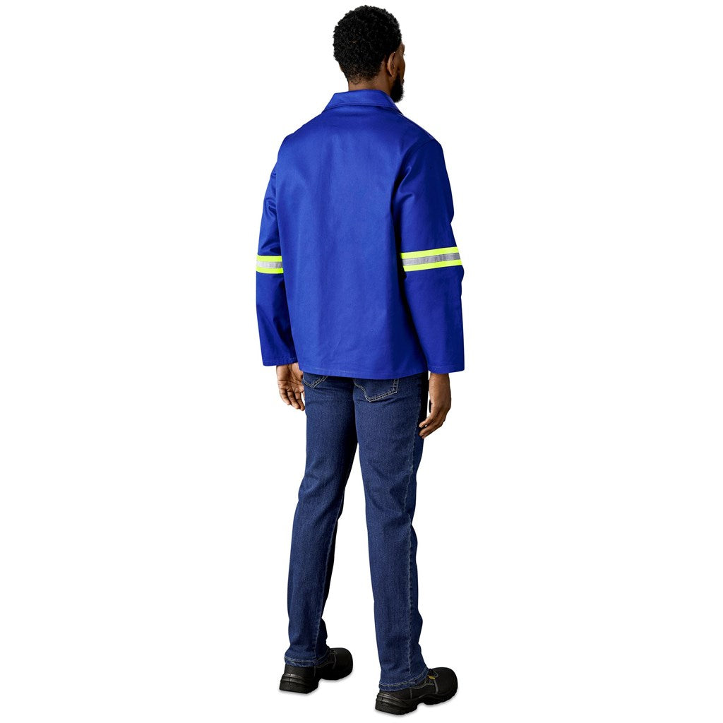 Artisan Premium 100% Cotton Jacket - Reflective Arms - Yellow Tape-19