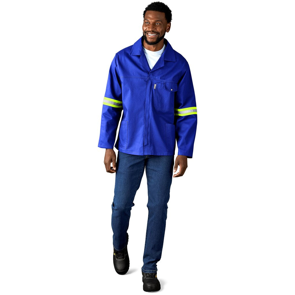 Artisan Premium 100% Cotton Jacket - Reflective Arms - Yellow Tape-23