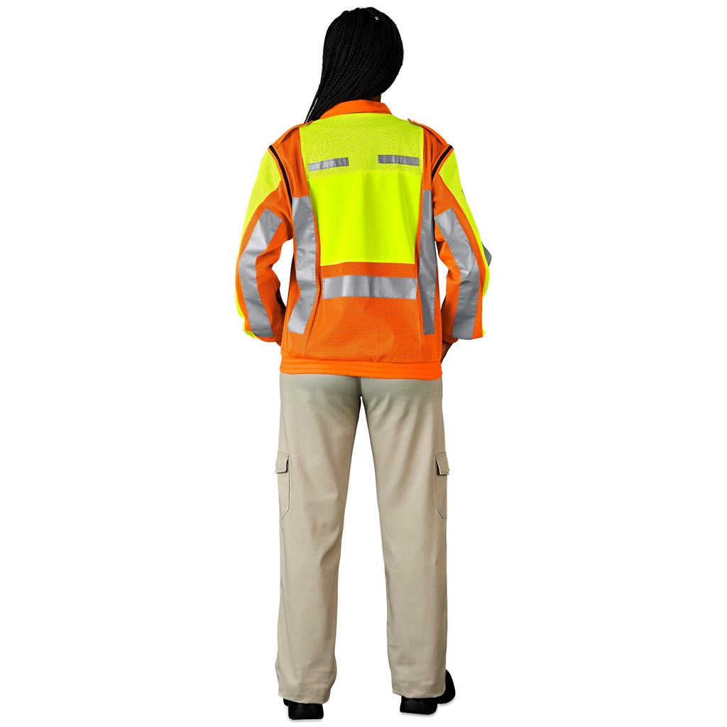 Metro Two-Tone Hi-Viz Reflective Zip-Off Jacket-17