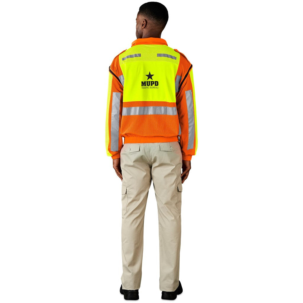 Metro Two-Tone Hi-Viz Reflective Zip-Off Jacket-19