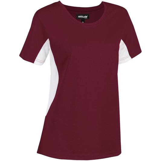 Ladies Championship T-Shirt - Maroon-0