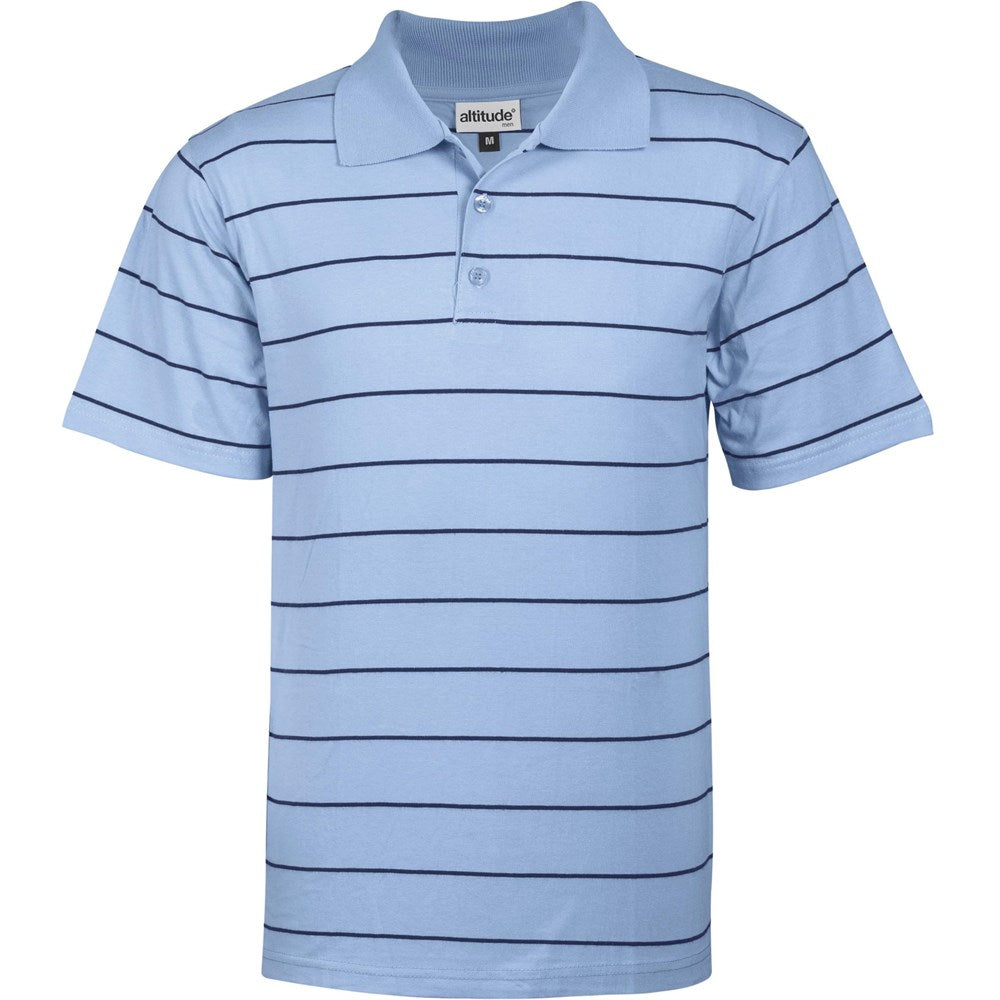 Mens Stinger Golf Shirt - Sky Blue-0