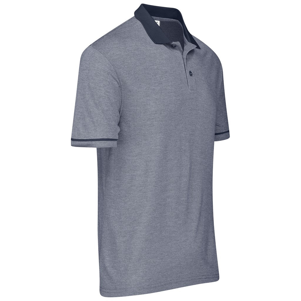Mens Verge Golf Shirt - Blue-3