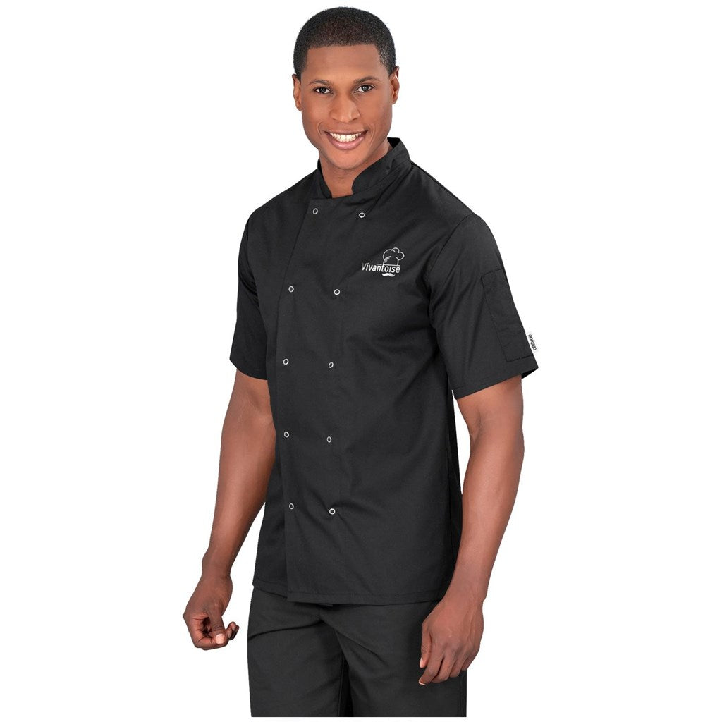 Unisex Short Sleeve Zest Chef Jacket-2