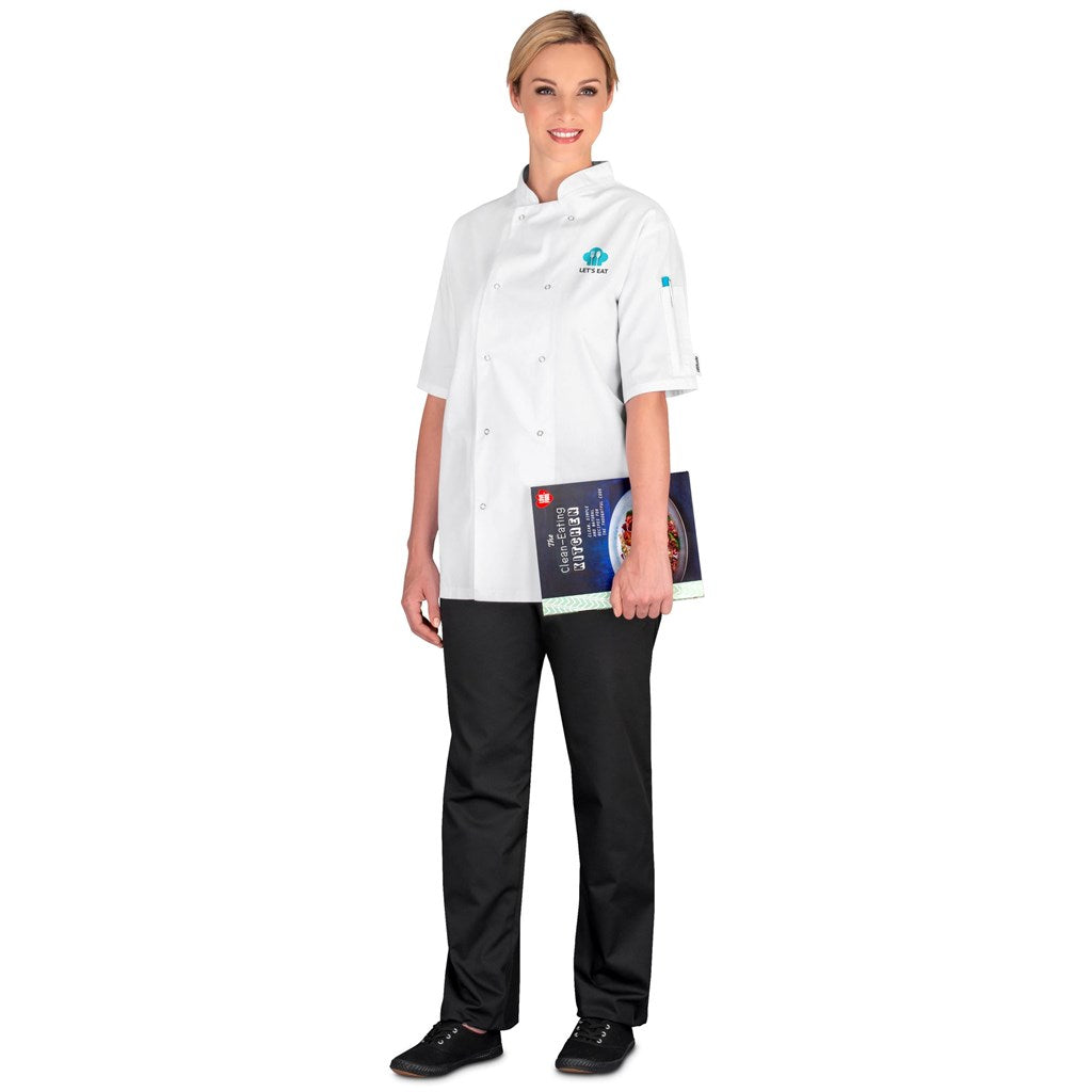 Unisex Short Sleeve Zest Chef Jacket-5