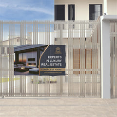 Sublimated Airtex Fabric Fence Banner 2m x 1.2m-2