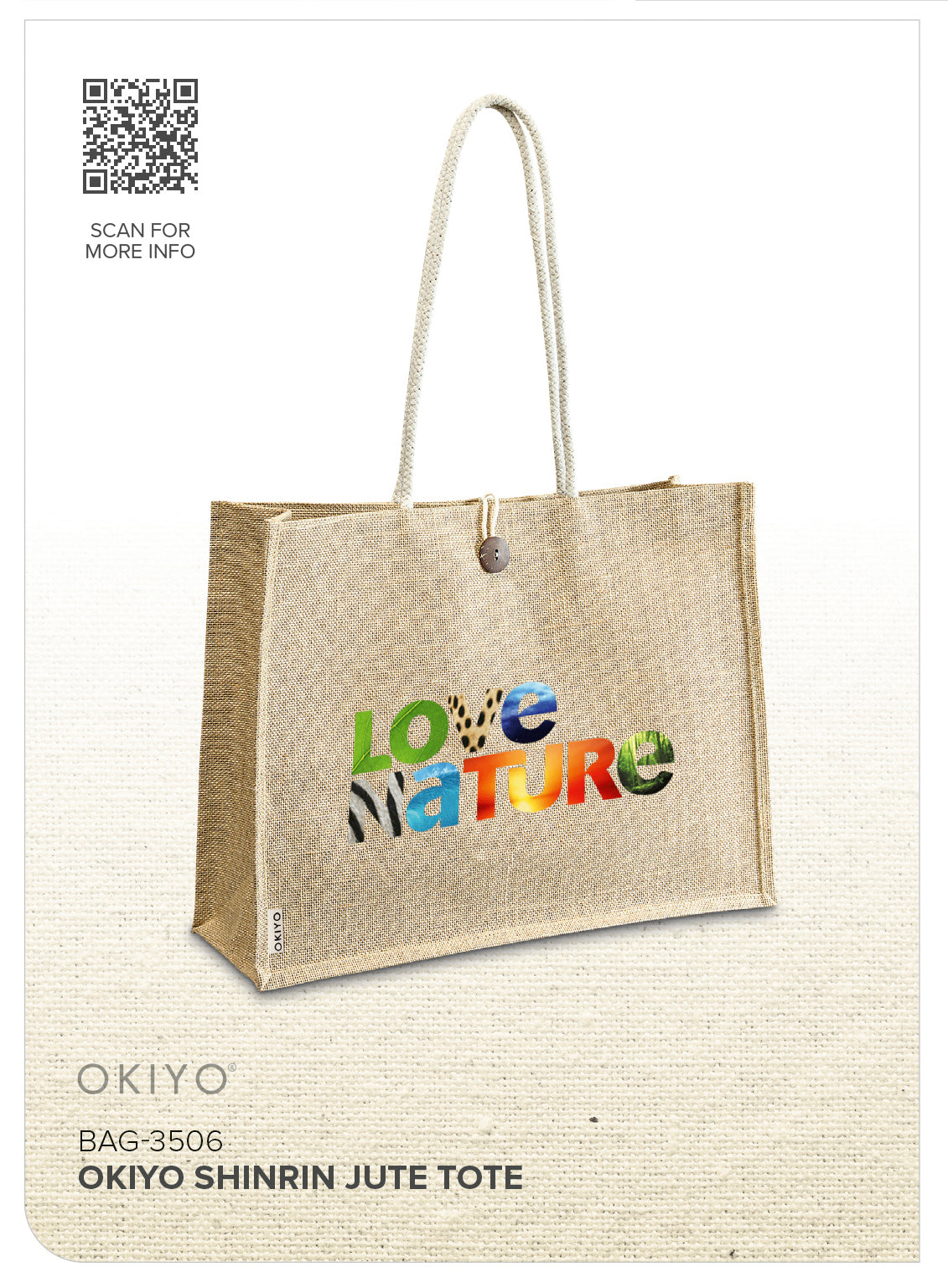 Okiyo Shinrin Jute Tote-1