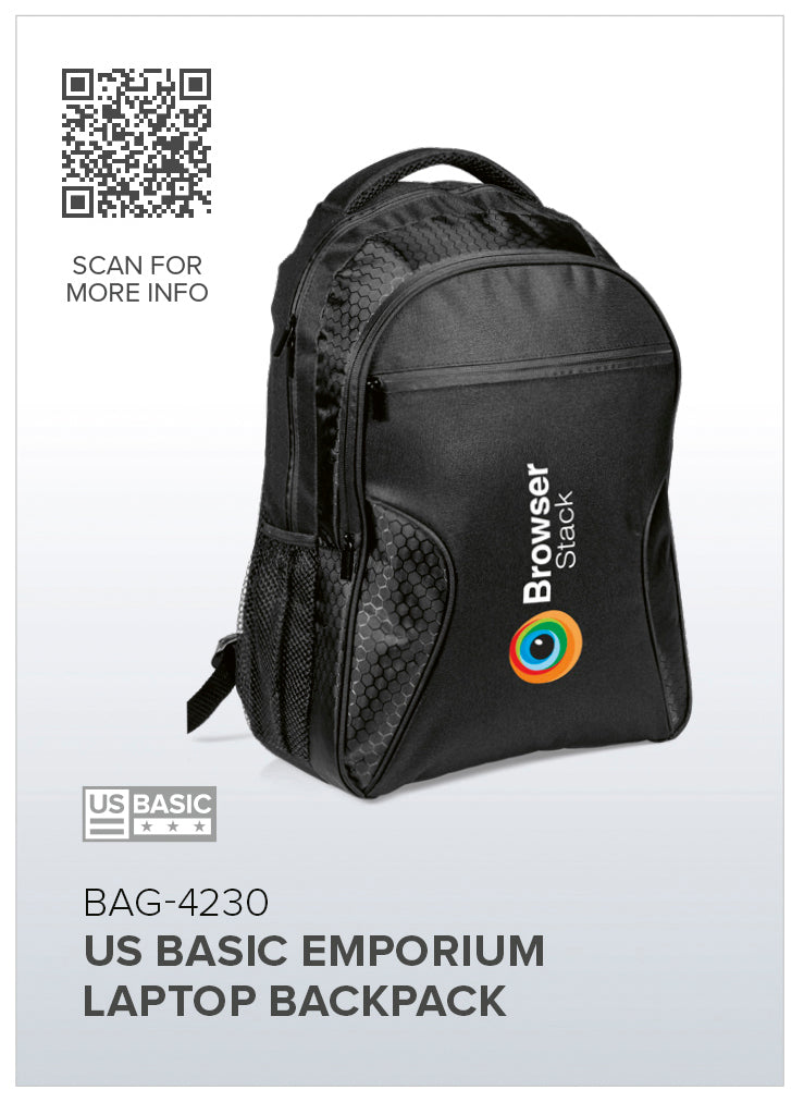 US Basic Emporium Laptop Backpack-3