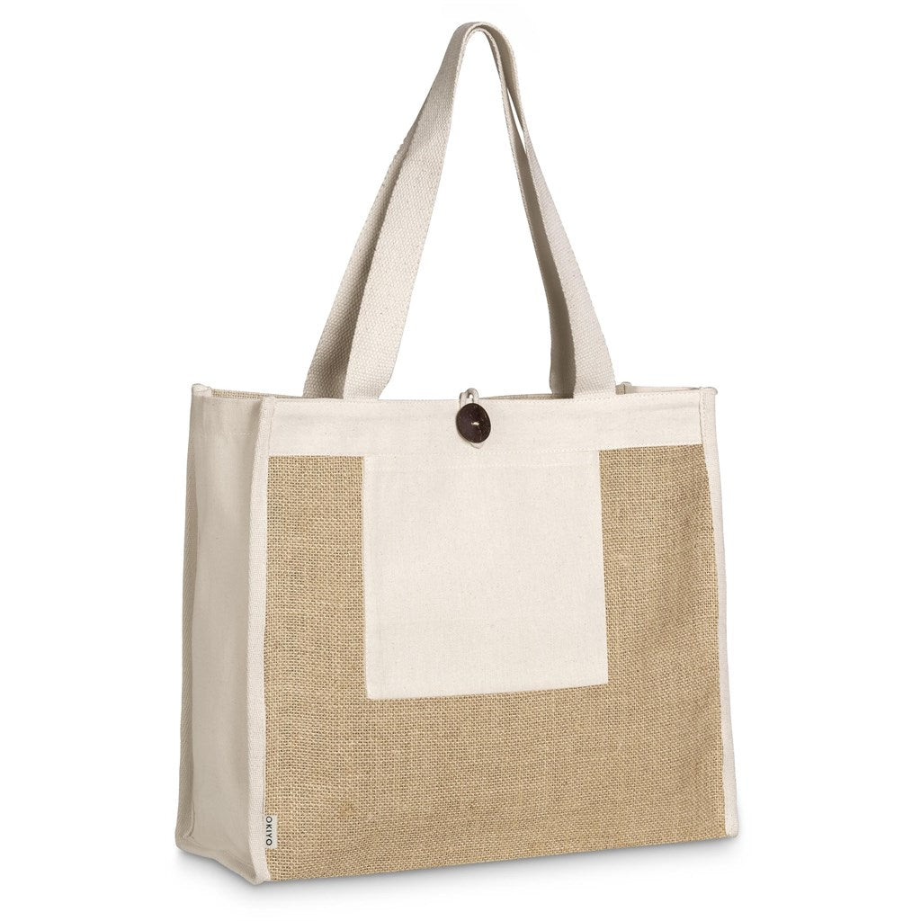 Okiyo Hikari Jute & Cotton Tote-1