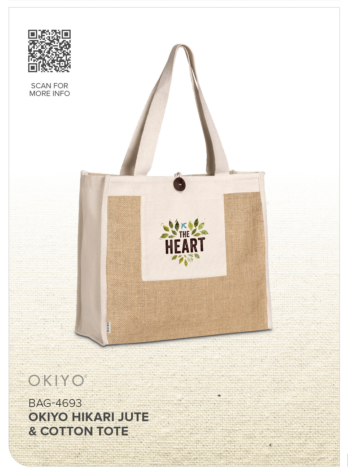 Okiyo Hikari Jute & Cotton Tote-2