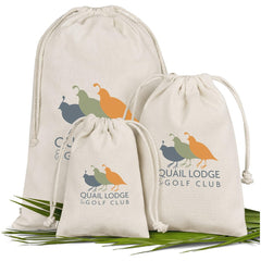 Okiyo Chikara Midi Cotton Drawstring Pouch-2