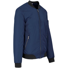 Mens Crusader Bomber Jacket - Navy-4