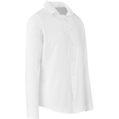 Mens Long Sleeve Wallstreet Shirt - White-2