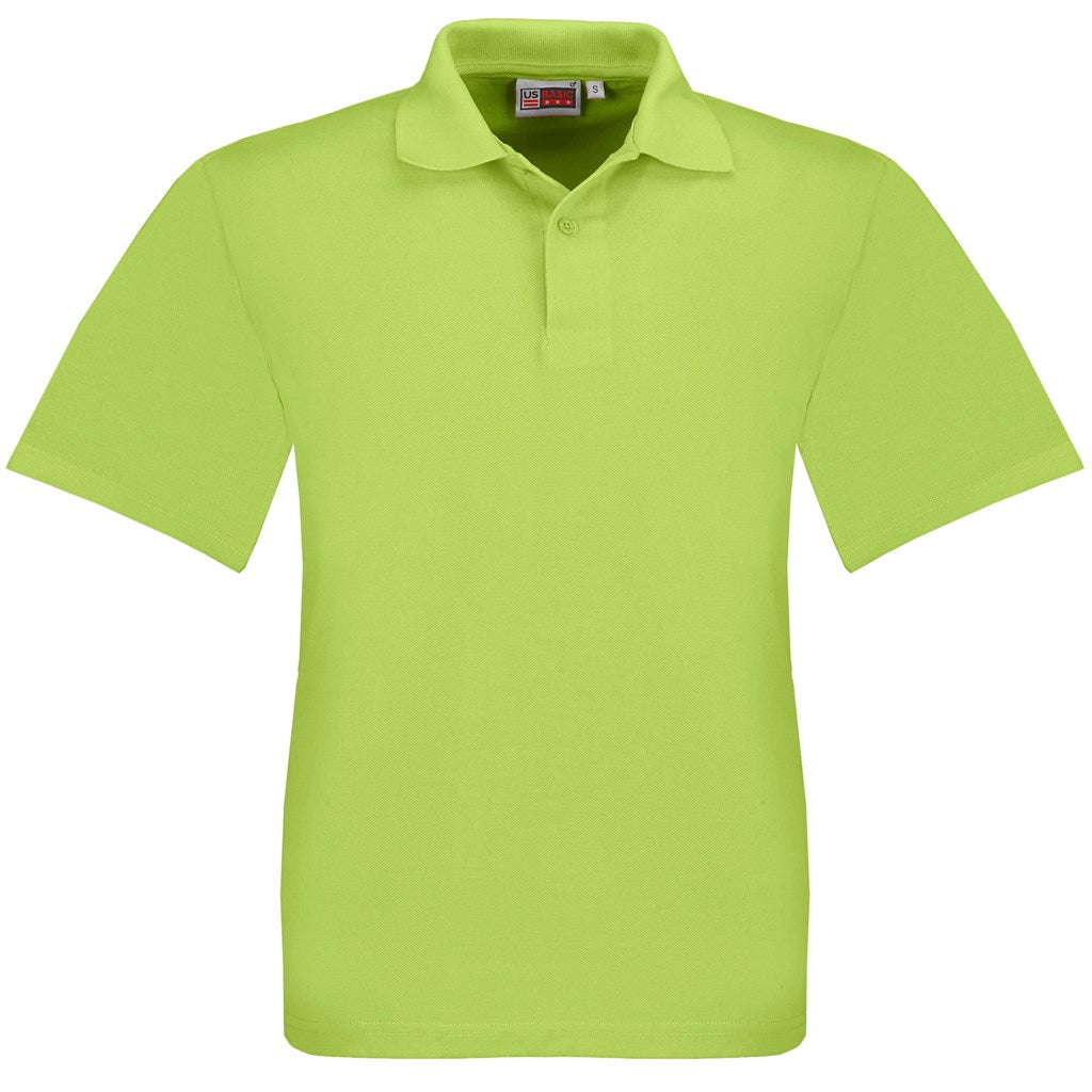 Kids Elemental Golf Shirt - Lime-0