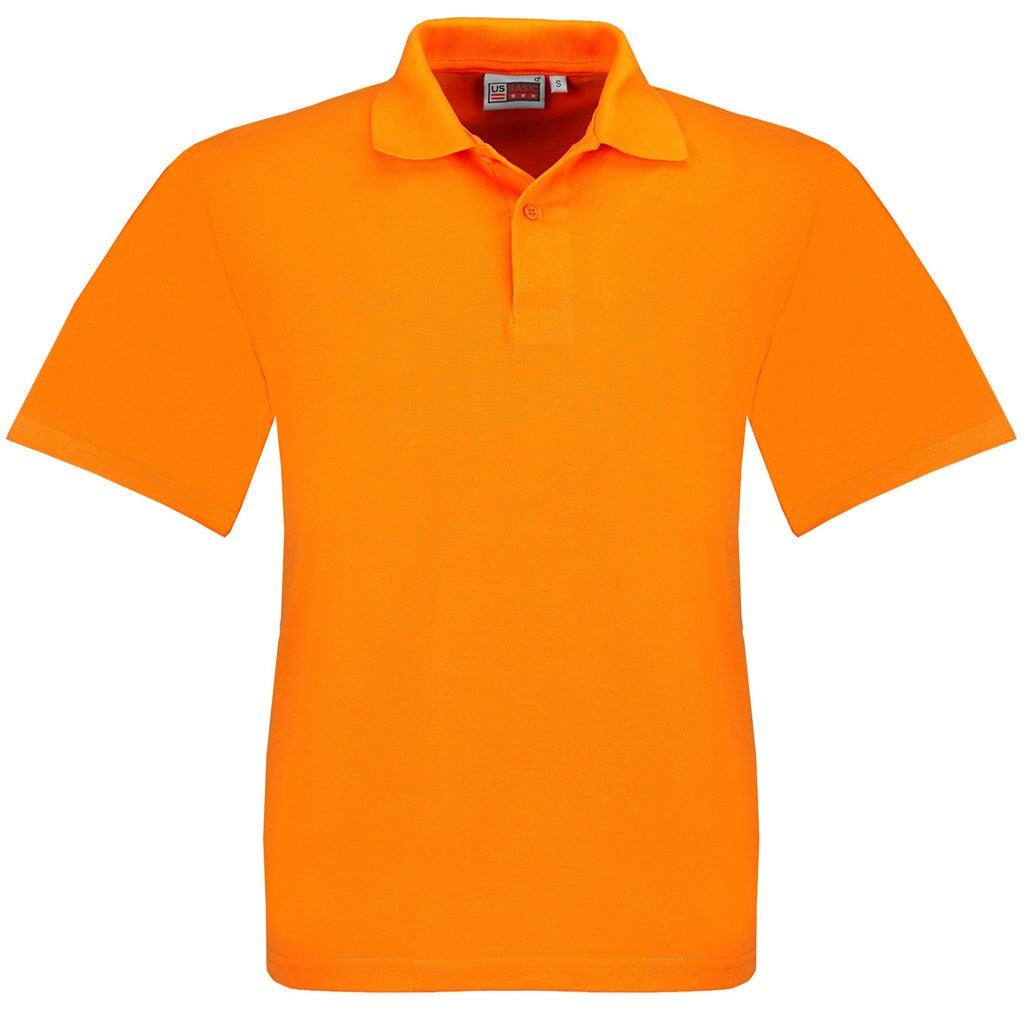 Kids Elemental Golf Shirt - Orange-0