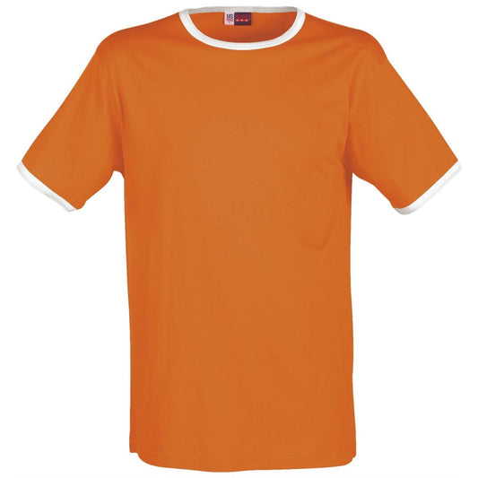 Mens Adelaide Contrast T-Shirt - Orange-0